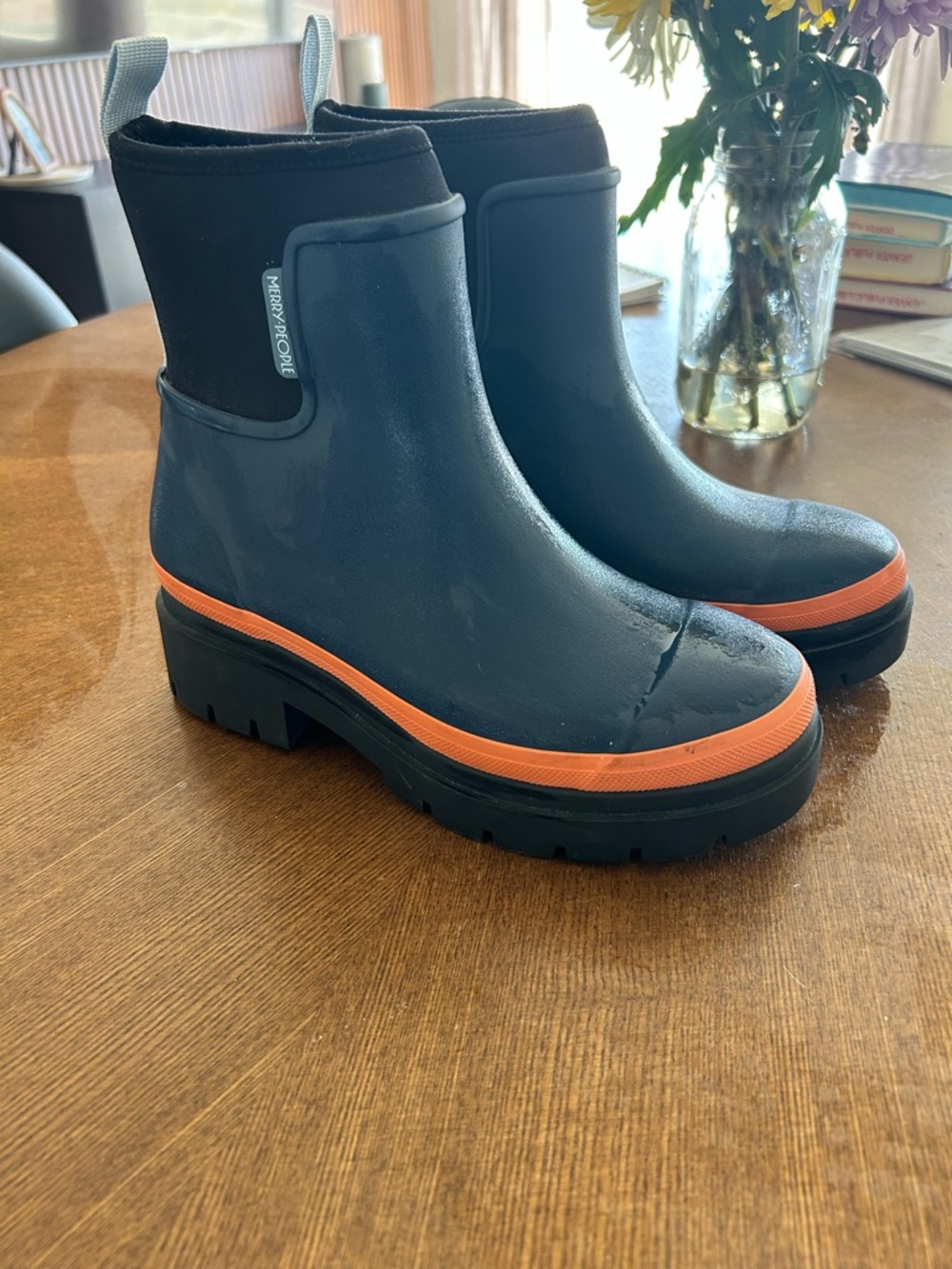Merry People Tully Platform Rain Boot- new without tags. Never worn. Size 38.